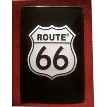Placa 3D Route 66 